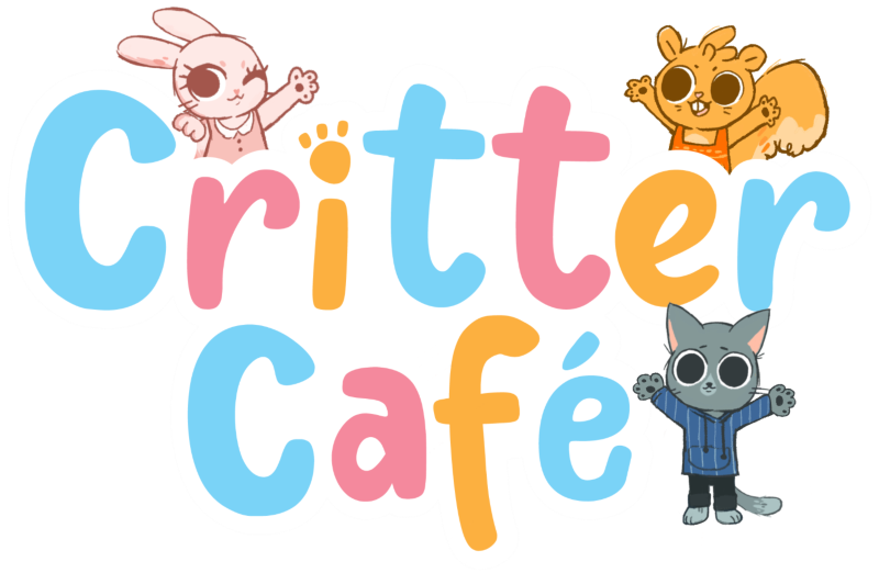 Critter Cafe Character Logo